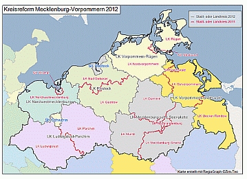Kreisreform in Mecklenburg-Vorpommern