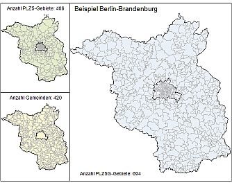 Kartenausschnitt Brandenburg