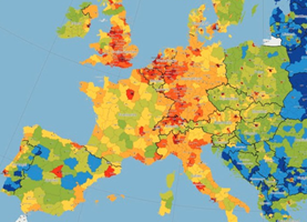 Landkartenupdate Europa 2014/2015