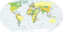Weltweit digitale Landkarten